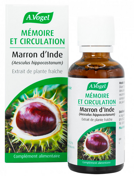 Mémoire et circulation - Marron d'Inde EPF® 50ml - A.Vogel