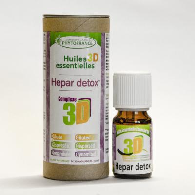 Complexe Huiles Essentielles 3D Hepar Detox - 10 ml BIO - PHYTOFRANCE