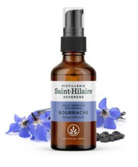 Huile végétale de Bourrache BIO 50 ml - DE SAINT HILAIRE