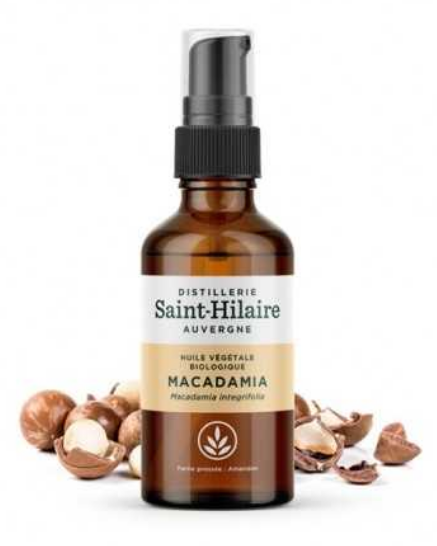 Huile végétale de Macadamia BIO 50 ml - DE SAINT HILAIRE