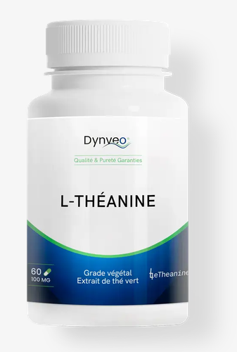 L Théanine végétale naturelle 60 gélules 100 mg - Dynveo