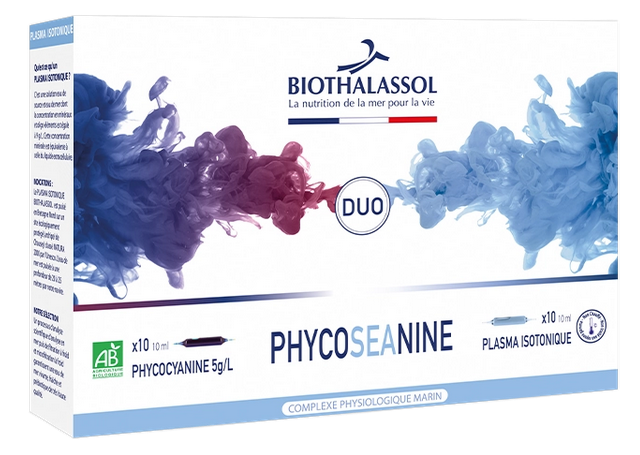 Phycoseanine Plasma isotonique 10 ampoules - BIOTHALASSOL