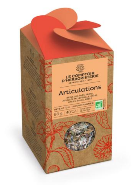 Tisane ARTICULATIONS 80g BIO - LE COMPTOIR D'HERBORISTERIE