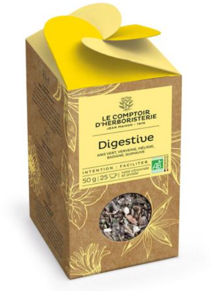 Tisane DIGESTIVE 50 g BIO - LE COMPTOIR D'HERBORISTERIE