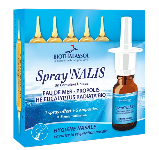 Spray'NALIS 1 spray + 5 ampoules - BIOTHALASSOL