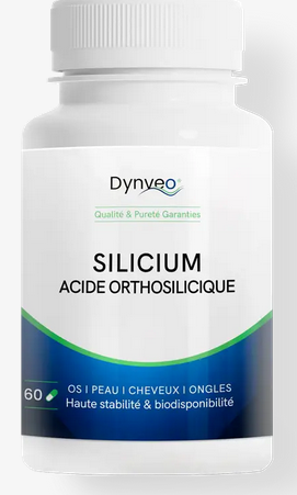 Silicium - acide orthosilicique 60 gélules 300 mg - Dynveo