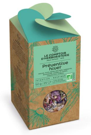 Tisane TONIQUE 50g BIO - COMPTOIR DE L'HERBORISTERIE