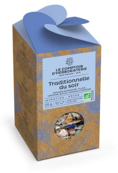 Tisane TRADITIONNELLE 25g BIO - COMPTOIR DE L'HERBORISTERIE
