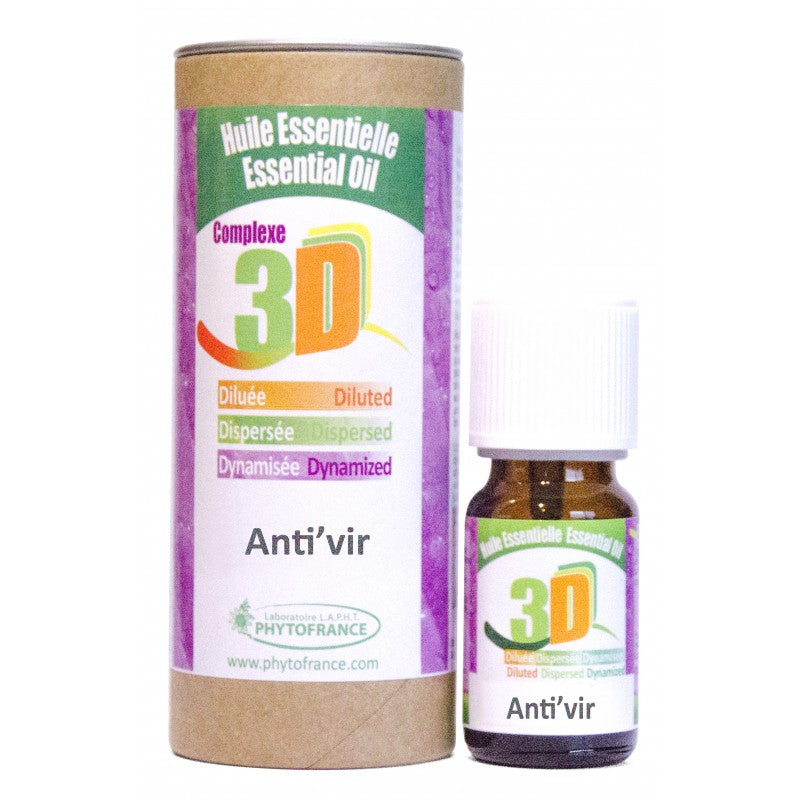 Complexe Huiles Essentielles 3D Anti'vir - 10 ml BIO - PHYTOFRANCE