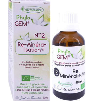 Phyto GEM N° 12 Reminéralisation 40 ml BIO - PHYTOFRANCE (Copie)