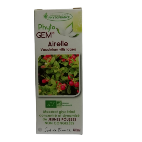 Phyto GEM Airelle 40 ml BIO - PHYTOFRANCE