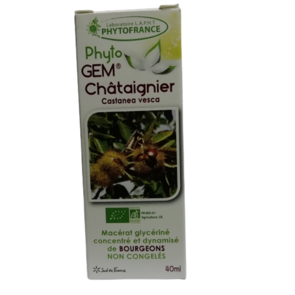 Phyto GEM Châtaignier 40 ml BIO - PHYTOFRANCE
