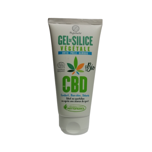 GEL DE SILICE VEGETALE - ORTIE PRELE BAMBOU - CBD - 80 ml - PHYTOFRANCE