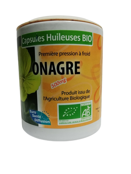 Capsules Huileuses BIO ONAGRE 100 Caps EURO SANTE DIFFUSION