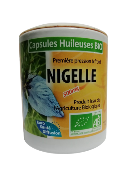 Capsules Bio d'huile de Nigelle