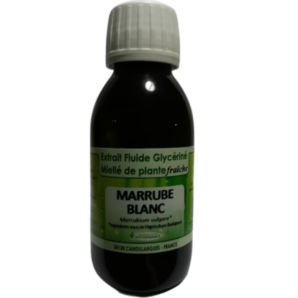 Marrube blanc - Extrait Fluide Glycériné Miellé de plante fraiche 125 ml BIO - PHYTOFRANCE
