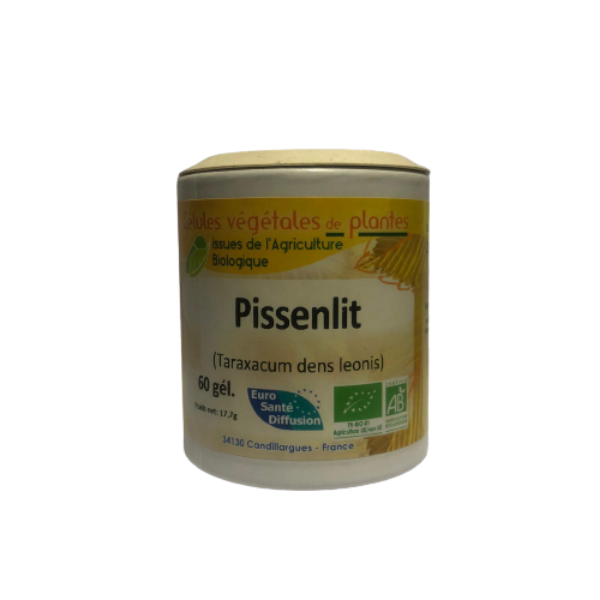 Pissenlit 60 gélules végétales BIO - EURO SANTE DIFFUSION