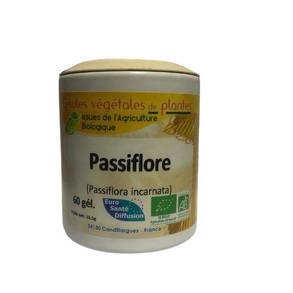 Passiflore 60 gélules BIO - EURO SANTE DIFFUSION