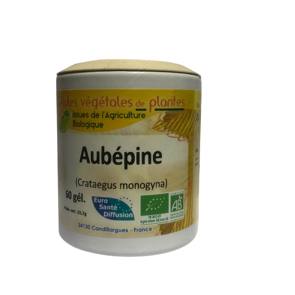 Aubépine 60 gélules BIO - EURO SANTE DIFFUSION