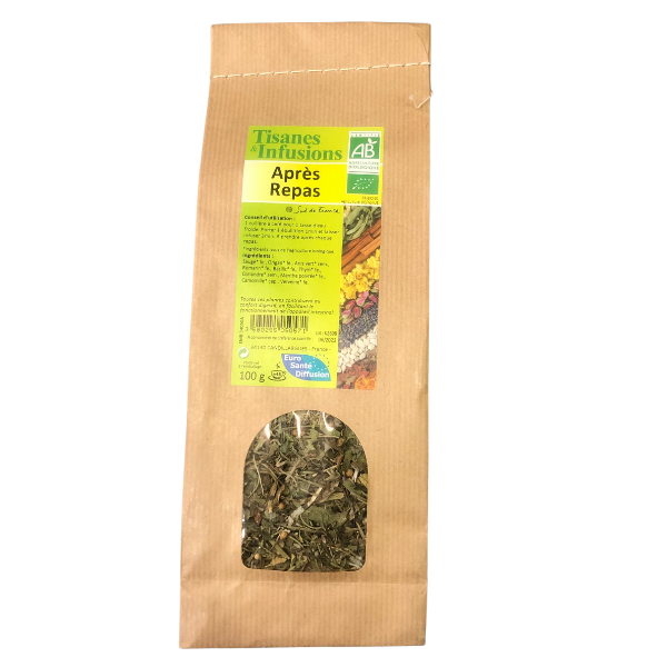 Tisane Après-Repas BIO 100 g - EURO SANTE DIFFUSION