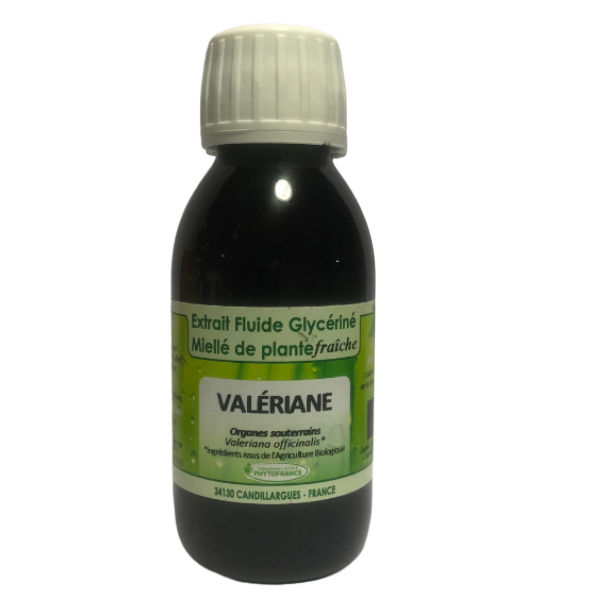 Valériane - Extrait Fluide Glycériné Miellé de plante BIO - Phytofrance