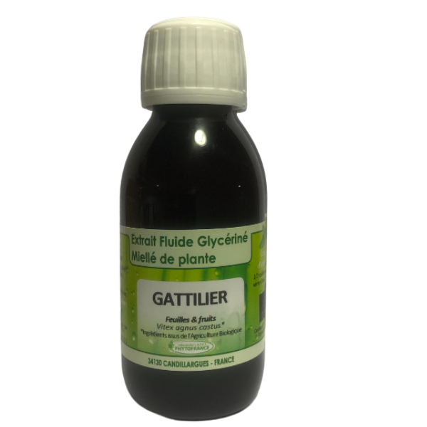 Gattilier - Extrait Fluide Glycériné Miellé de plante BIO - Phytofrance