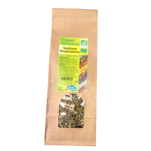 Tisane Système respiratoire BIO 100 g - EURO SANTE DIFFUSION