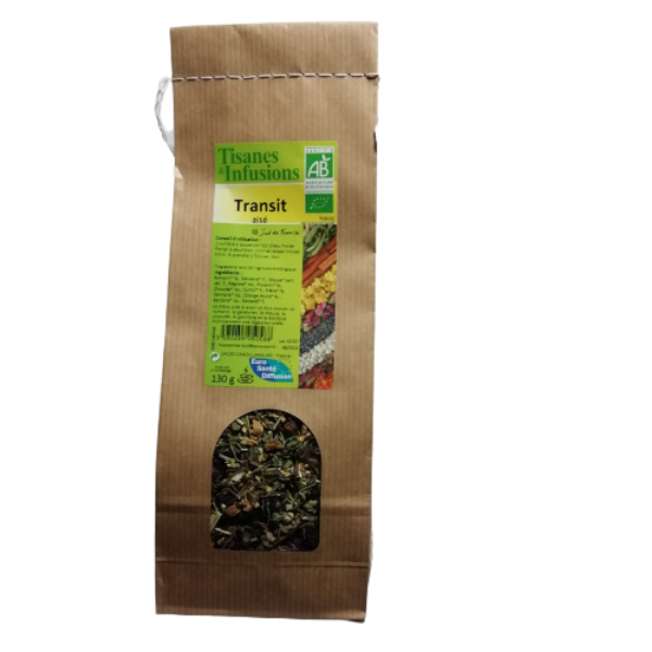 Tisane Transit aisé Bio 130 g - EURO SANTE DIFFUSION
