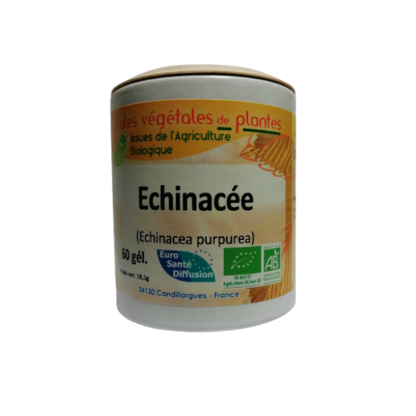 Echinacée 60 gélules végétales BIO - EURO SANTE DIFFUSION