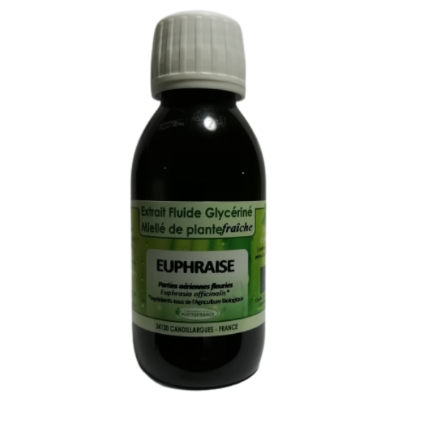 Euphraise - Extrait Fluide Glycrin Miell de plante fraiche 125 ml B Des Herbes et des Racines Euphraise - Extrait Fluide Glycrin Miell de plante fraiche 125 ml B Des Herbes et des Racines