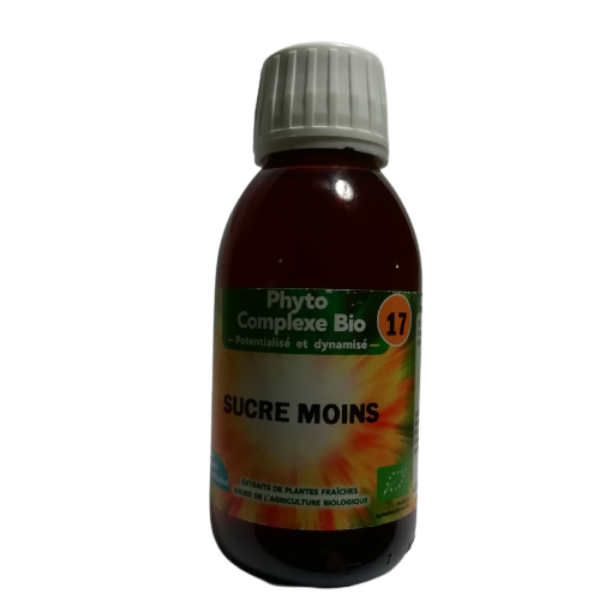 Phyto Complexe BIO n° 17 - SUCRE MOINS - 125 ml - EURO SANTE DIFFUSION