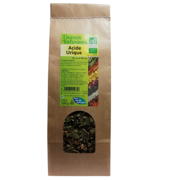 Tisane Acide Urique BIO 100 g - EURO SANTE DIFFUSION