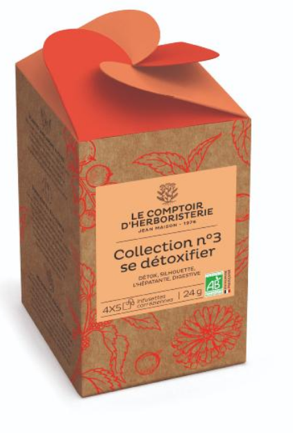 Collection se detoxifier 4x5 infusettes BIO - COMPTOIR DE L'HERBORISTERIE