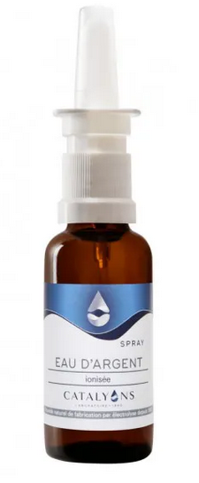 Eau d'argent colloïdal 20 ppm - Spray nasal 30 ml - Catalyons