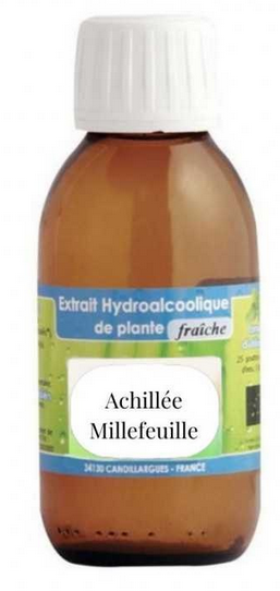 Achillée millefeuille - Extrait Hydroalcoolique de plante fraiche BIO 60ml - PHYTOFRANCE