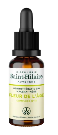 Macérat mère glycériné de bourgeons de plantes Fleur de l'âge 30 ml BIO - DE SAINT HILAIRE