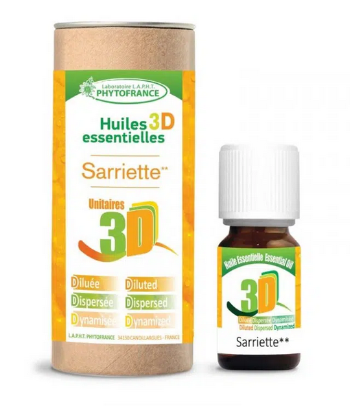 Huile Essentielle 3D Sarriette - 10 ml BIO - PHYTOFRANCE