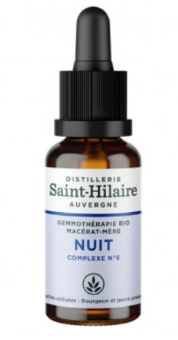 Macérat mère glycériné de bourgeons de plantes Nuit 30 ml BIO - DE SAINT HILAIRE