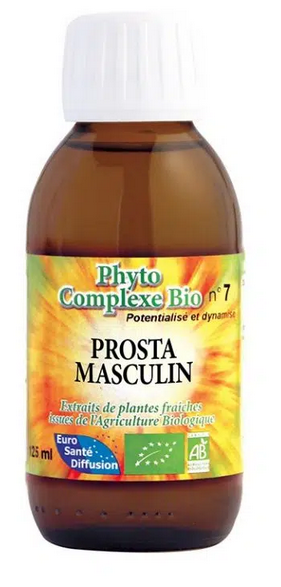 Phyto Complexe BIO n° 7 - PROSTA MASCULIN - 125 ml EURO SANTE DIFFUSION