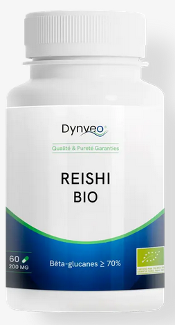 Reishi BIO 60 gélules 200 mg - Dynveo