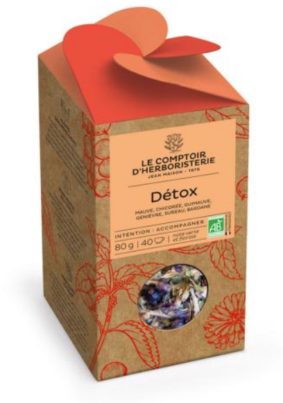 Tisane DETOX 80g BIO - COMPTOIR DE L'HERBORISTERIE