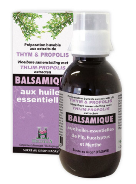 Sirop balsamique thym et propolis 150ml - HOLISTICA
