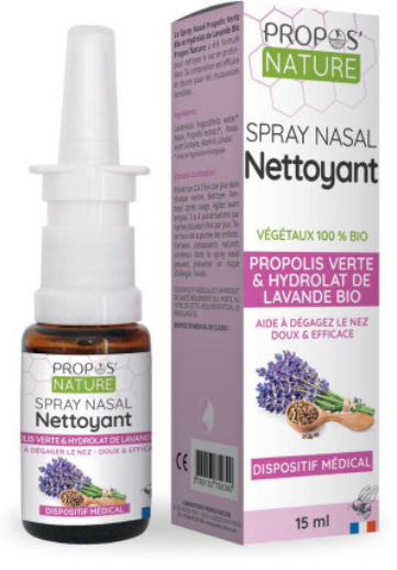 Spray nasal à la Propolis Verte Bio - 15ml