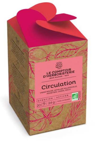 Circulation 20 infusettes BIO - COMPTOIR DE L'HERBORISTERIE