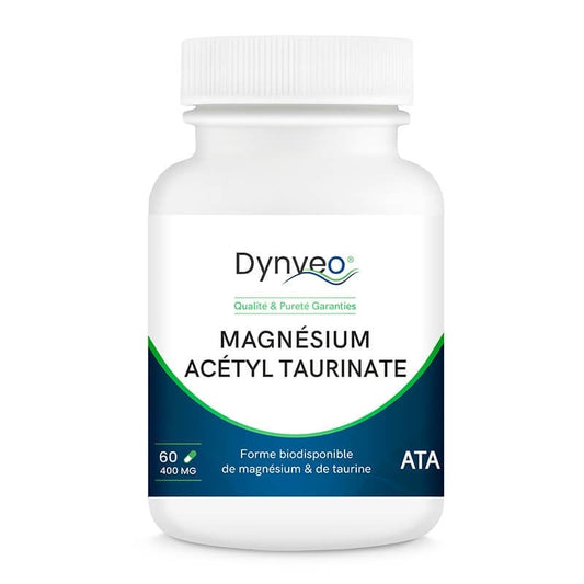 Magnésium Acétyl Taurinate 400mg 60 gélules - Dynveo