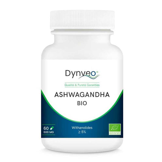 Ashwagandha Bio 60 gélules 600 mg - Dynveo