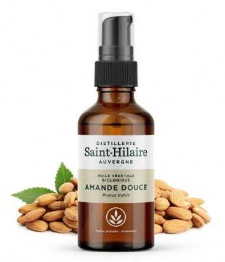Huile végétale d'amande douce BIO 50 ml - DE SAINT HILAIRE