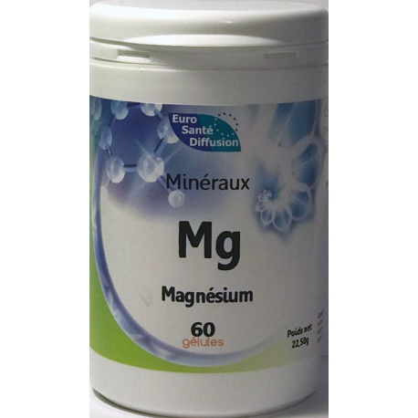 Magnésium 60 gélules - EURO SANTE DIFFUSION