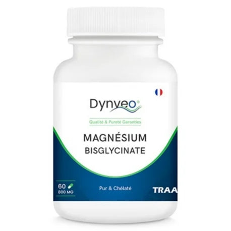 Magnésium Bisglycinate 800mg 60 gélules - Dynveo