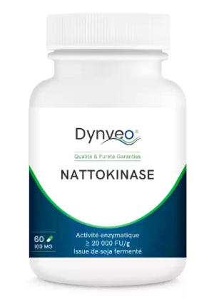 Nattokinase 100 mg 60 gélules - Dynveo